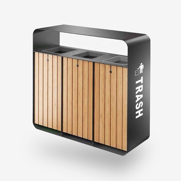 Multi-Compartment Sorting Station for Lobbies