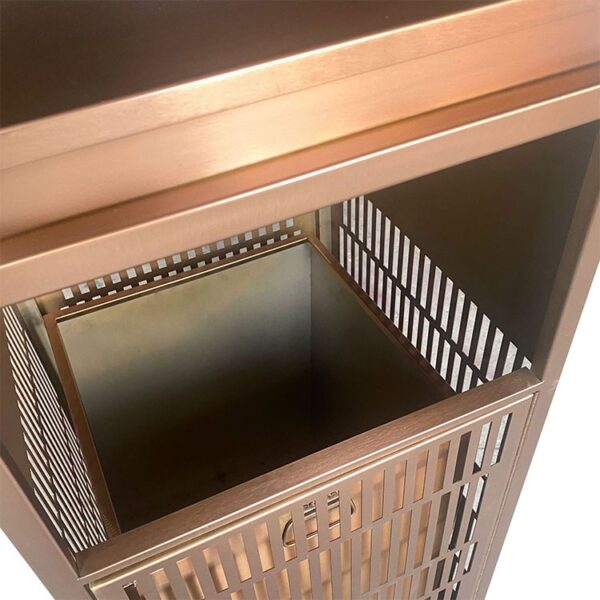 Commercial Outdoor Bin with Ashtray Top