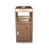 Commercial Outdoor Bin with Ashtray Top