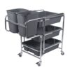 Branded Hotel Trolley with Storage Compartments