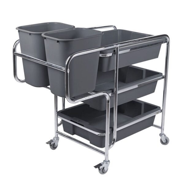 Branded Hotel Trolley with Storage Compartments