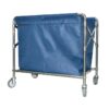 Collapsible Linen Collection Cart with Casters