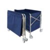 Collapsible Linen Collection Cart with Casters
