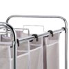 Commercial Laundry Sorting Cart with Bag