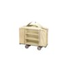 Compact Maid Cart with Linen Storage