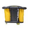 Double-Bag Laundry Cart for Housekeeping