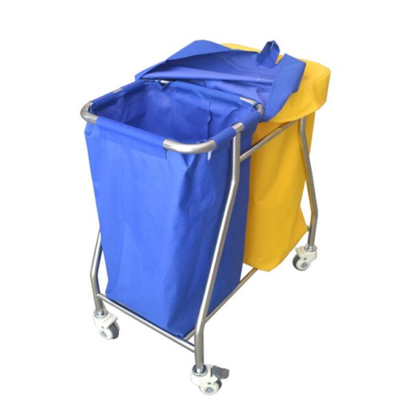 Double-Bag Laundry Cart for Housekeeping