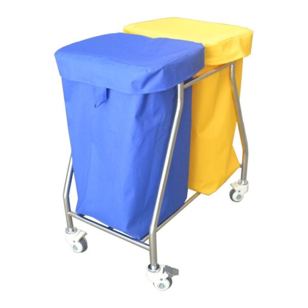 Double-Bag Laundry Cart for Housekeeping