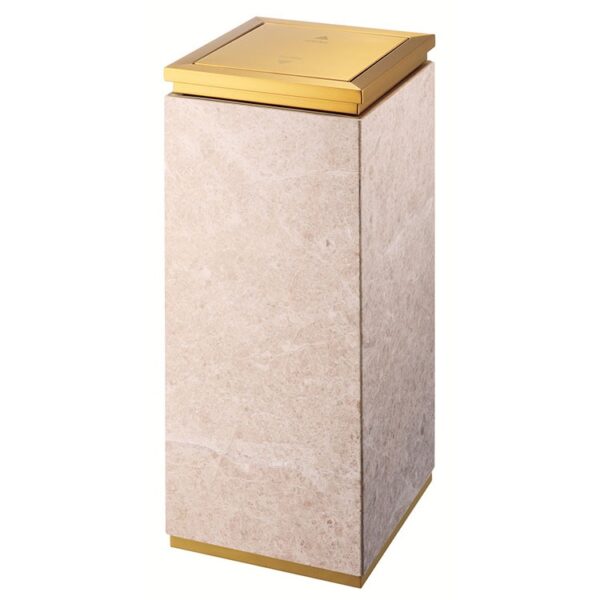 Fire-Resistant Indoor Trash Bin for Lobbies