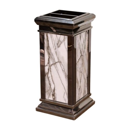 Fireproof Indoor Waste Bin with Ashtray Top