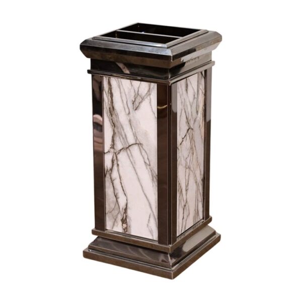 Fireproof Indoor Waste Bin with Ashtray Top