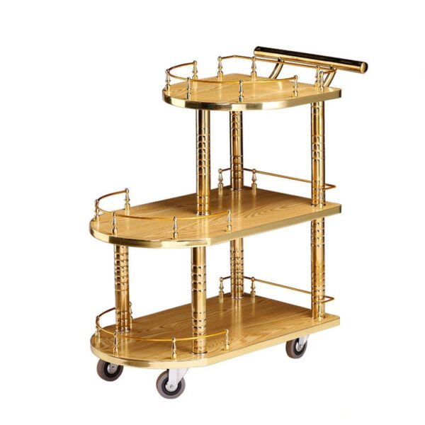 Hotel Food Delivery Trolley with Tray Racks