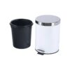 Hotel Room Waste Bin with Stainless Rim