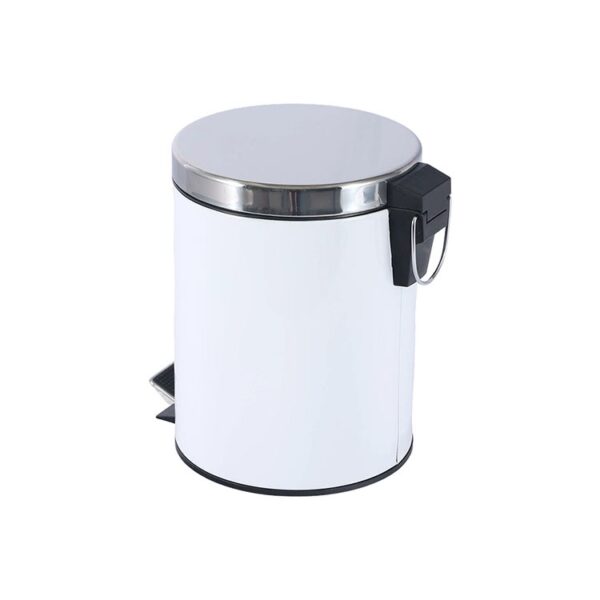 Hotel Room Waste Bin with Stainless Rim