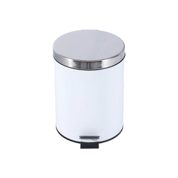 Hotel Room Waste Bin with Stainless Rim