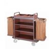 Large Housekeeping Trolley with Multiple Shelves