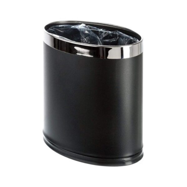 Leatherette Hotel Bedroom Trash Bin