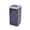 Marble Pattern Lobby Trash Receptacle