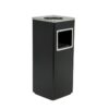 Metal Fire-Safe Trash Can for Public Areas