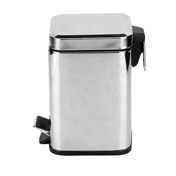 Pedal Bin for Hotel Bathrooms in Stainless Steel