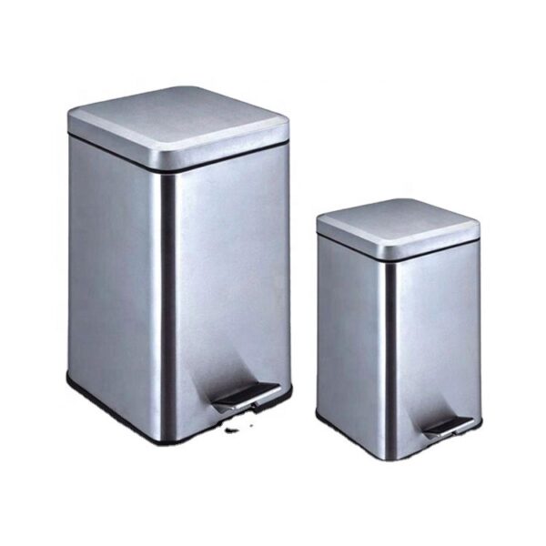 Pedal Bin for Hotel Bathrooms in Stainless Steel
