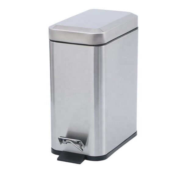 Pedal Bin for Hotel Bathrooms in Stainless Steel