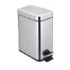 Pedal Bin for Hotel Bathrooms in Stainless Steel