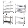 Room Service Trolley with Stainless Shelves