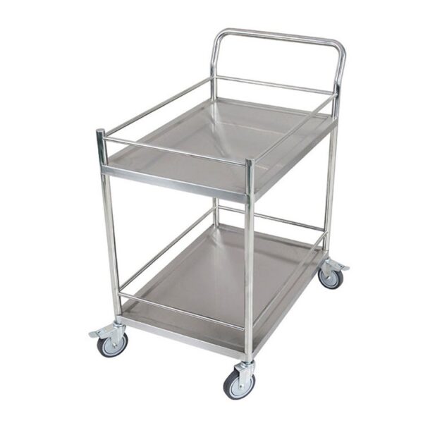 Room Service Trolley with Stainless Shelves