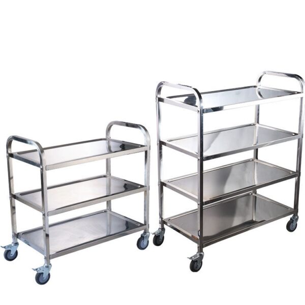 Room Service Trolley with Stainless Shelves