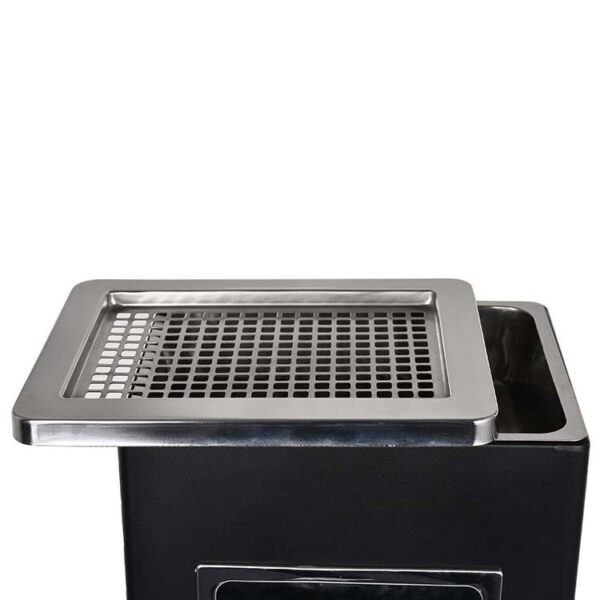 Self-Extinguishing Waste Bin for Hotels