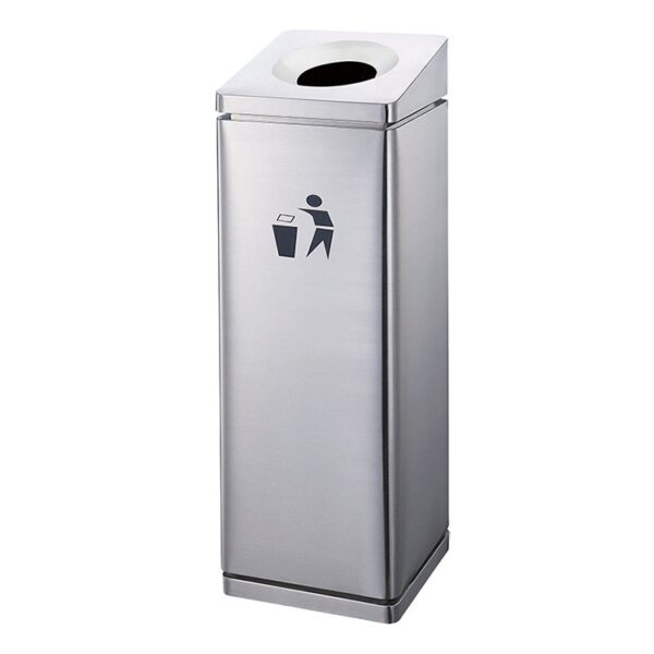Stainless Steel Lobby Litter Bin