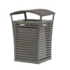 Heavy-Duty Outdoor Waste Bin with Steel Body