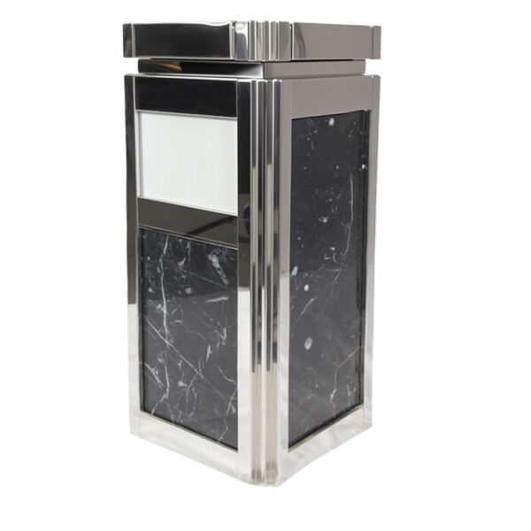 Luxury Recycling Bin with Marble Finish Panels