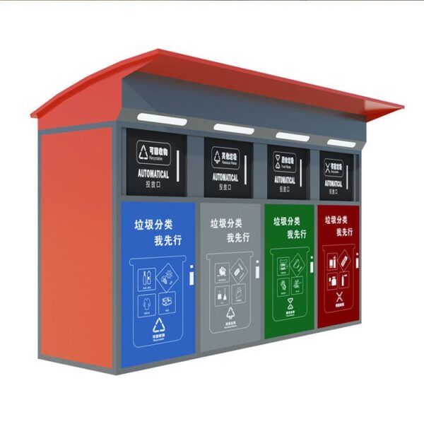 Smart Waste Sorting Station for Public Areas