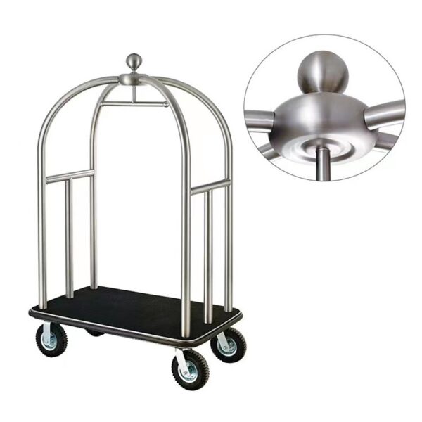 OEM Birdcage Hotel Luggage Cart with Bumper