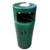 Outdoor Metal Litter Bin for Entrances