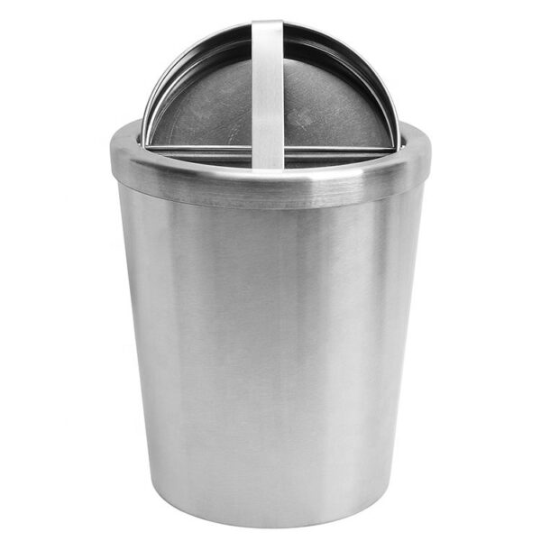 Office Waste Bin with Swing Lid