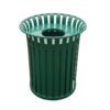 City Park Garbage Bin with Wide Mouth