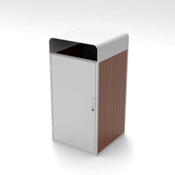 Weather-Resistant Outdoor Trash Bin