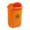 Rustproof Outdoor Litter Bin for Coastal Use