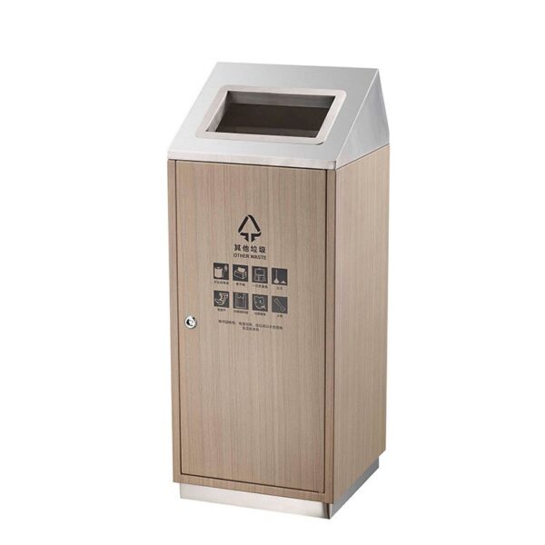 Hotel Garbage Classification Bin with Doors