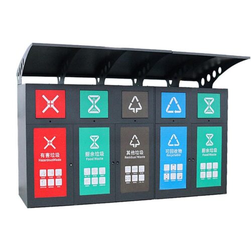 Smart Waste Sorting Station for Public Areas