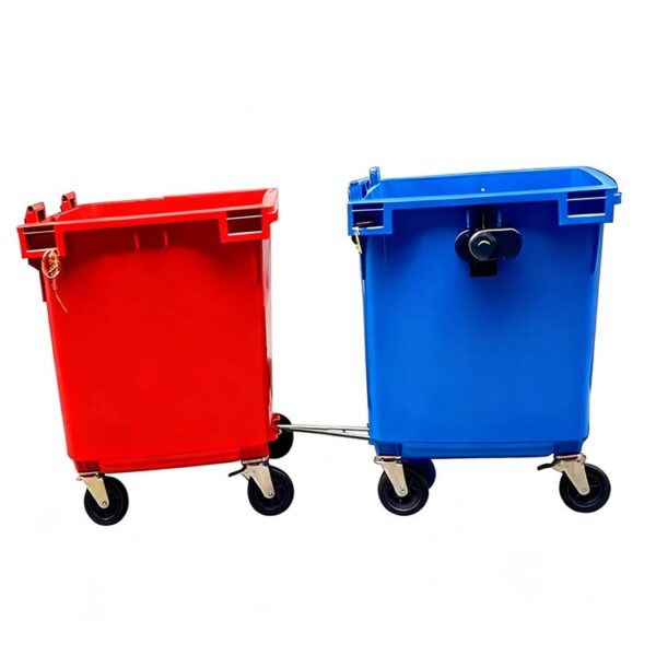 Heavy Gauge Metal Waste Bin for Facilities