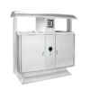 All-Weather Metal Trash Can for Public Spaces
