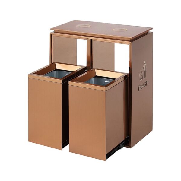2-Stream Waste Sorting Bin for Hotels