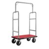 Heavy Duty Bellman Luggage Cart, Carpeted Deck