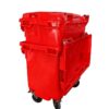 Heavy Gauge Metal Waste Bin for Facilities