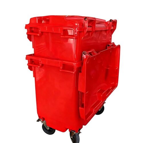 Heavy Gauge Metal Waste Bin for Facilities