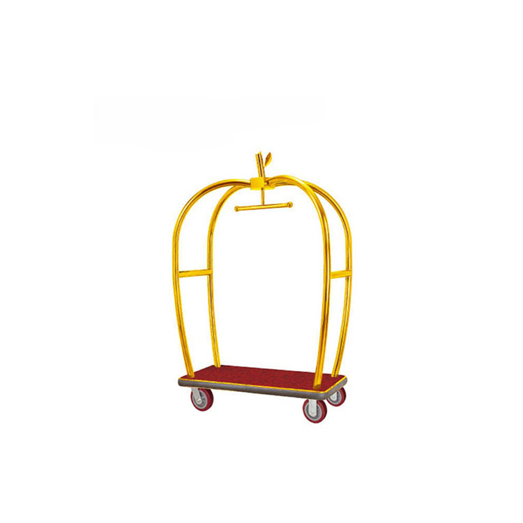 Hotel Luggage Cart Materials Compared Stainless Steel, Titanium Finish, or Steel